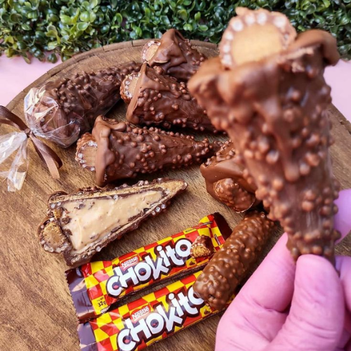 Cone Trufado de Chokito Caseiro em 30 Minutos