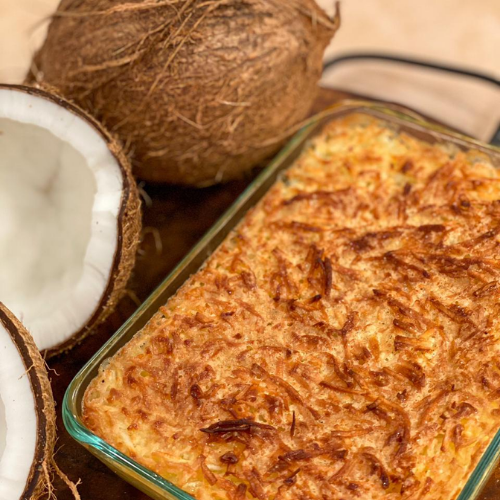 Cocada de Forno Cremosa em 30 Minutos – Receita Irresistível com Leite Moça e Coco Fresco!