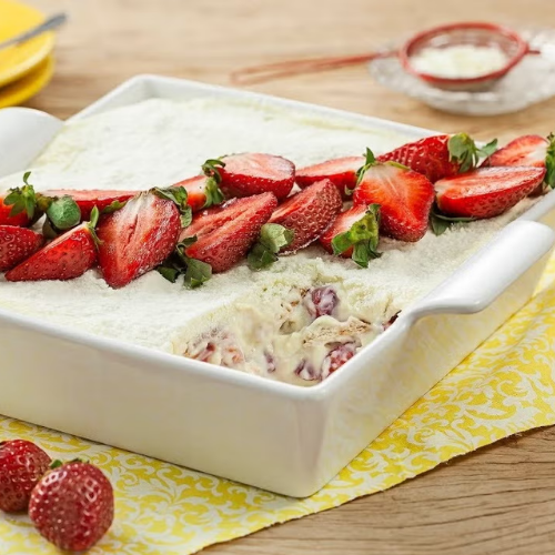Pavê de Leite Ninho com Morango: Receita Cremosa e Irresistível em 30 Minutos
