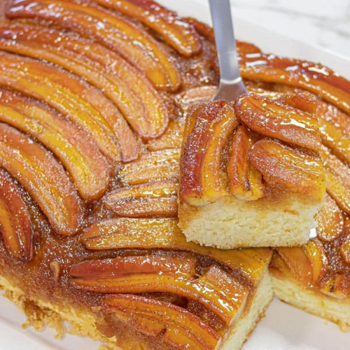 Bolo de Banana Invertido em 40 Minutos: Uma Doce Tentação