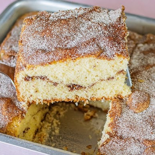 Bolo de Canela Marmorizado com Cobertura Açucarada em 40 Minutos: Simples e Irresistível